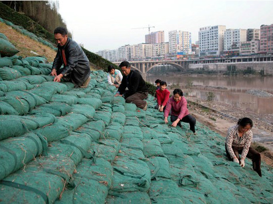 鄭州河道綠化生態(tài)袋